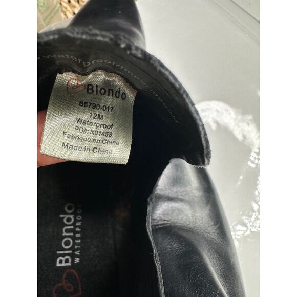 Blondo Black Waterproof Booties - 12M - Picture 12 of 16